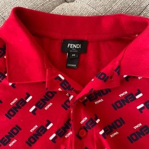 Fendi Roma Collar Shirt